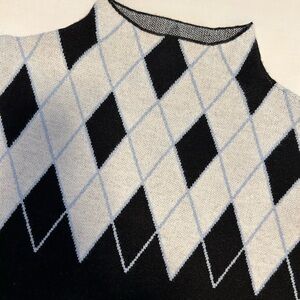 Tahari Mock Neck Sweater